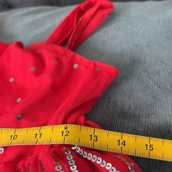 H&M Sparkling Red Kids Costume Dress - Picture 8 of 11